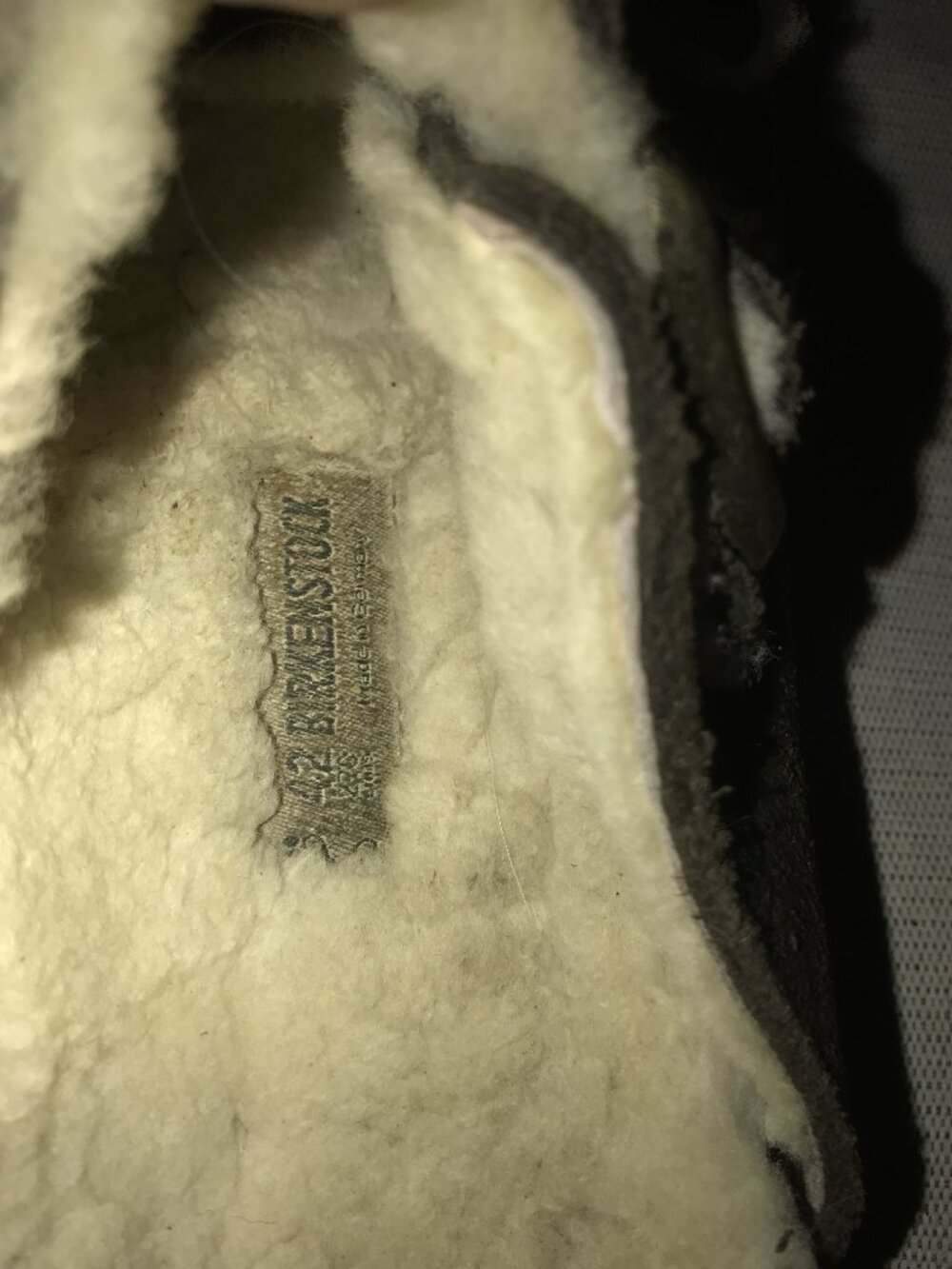 Birkenstock Arizona Shearling Suede Sandals Brown Women's 11 / EU 42 - Picture 13 of 16